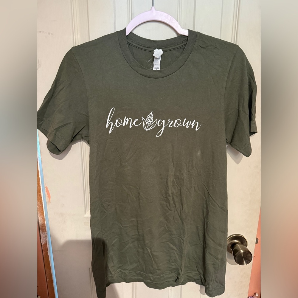 Bella Canvas Homegrown Green graphic Tee